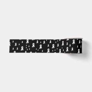 Dark Halloween Ghosts Grosgrain Lint
