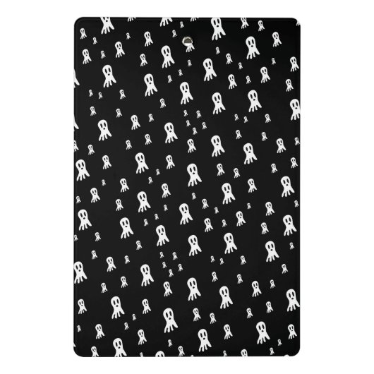 Dark Halloween Ghosts Mini Klembord (Achterkant)