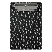 Dark Halloween Ghosts Mini Klembord (Voorkant)