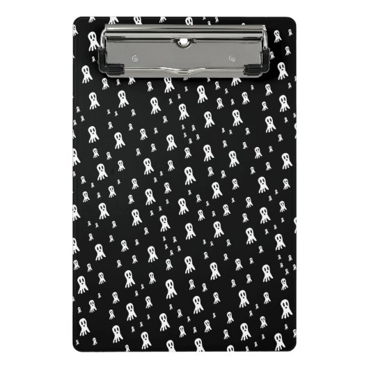 Dark Halloween Ghosts Mini Klembord (Voorkant)