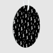 Dark Halloween Ghosts Ornament (voorkant)