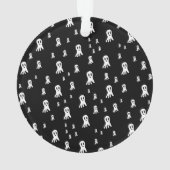 Dark Halloween Ghosts Ornament (achterkant)