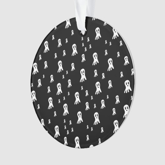 Dark Halloween Ghosts Ornament (voorkant)