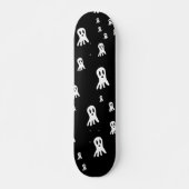 Dark Halloween Ghosts Skateboard (Voorkant)