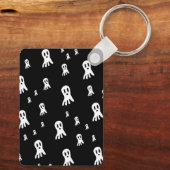 Dark Halloween Ghosts Sleutelhanger (Achterkant)