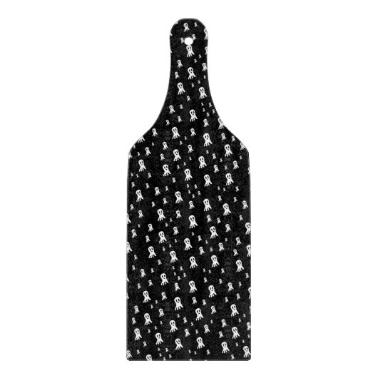 Dark Halloween Ghosts Snijplank (Voorkant)