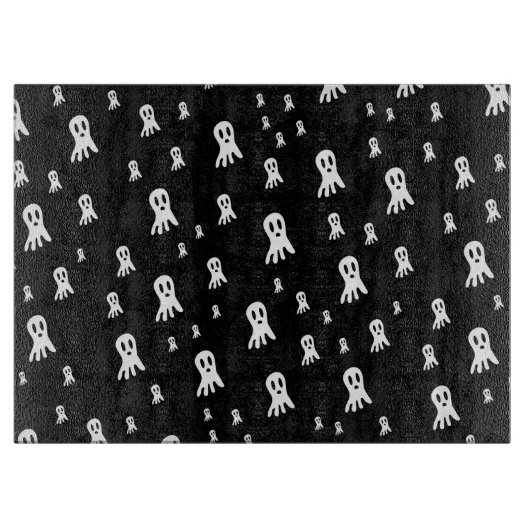 Dark Halloween Ghosts Snijplank (Voorkant)