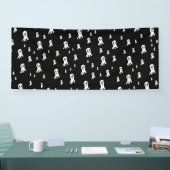 Dark Halloween Ghosts Spandoek (Beurs)
