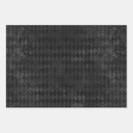  Dark Harlequin Trio Inpakpapier Vel