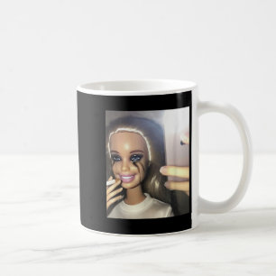 Dark Humor Doll Smoking Selfie Parodie Koffiemok