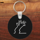 Dark Humor Sarcasm Funny Quote Witty Irony Office  Sleutelhanger (Voorkant)