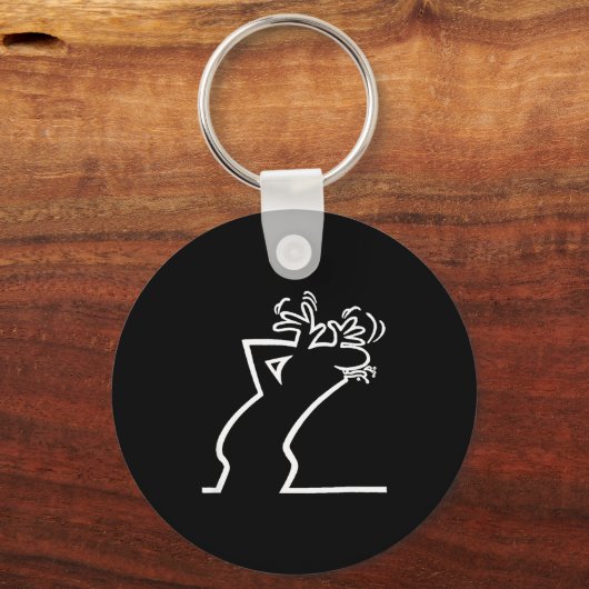 Dark Humor Sarcasm Funny Quote Witty Irony Office Sleutelhanger (Voorkant)