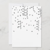 Dark Iridescent Balloons Birthday Party Kaart (Achterkant)