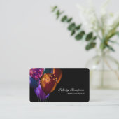 Dark Iriscent Ballons Event Industry QR-code Visitekaartje (Staand voorkant)