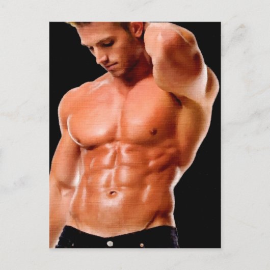 Dark Jeans Hunk Briefkaart (Voorkant)