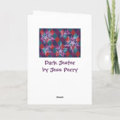 Dark Jester 'Papa, tu es une étoile ! ' carte de v (Dos)