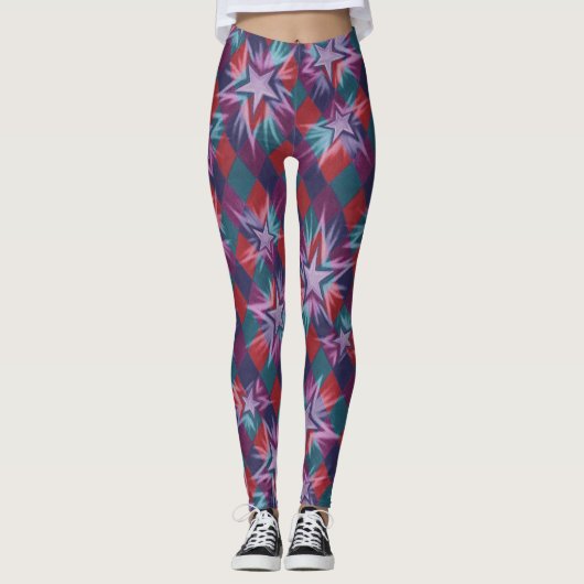 Dark Jester partout sur les leggings imprimés (Devant)