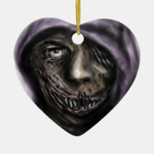 Dark Joker Keramisch Ornament (Voorkant)