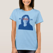 Dark Kamala Harris 2024 T-shirt (Voorkant)