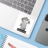 Dark Kat Army Vinyl Sticker (Laptop met iPhone)