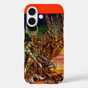 DARK KNIGHT/Fantasy Monogram iPhone 16 Hoesje