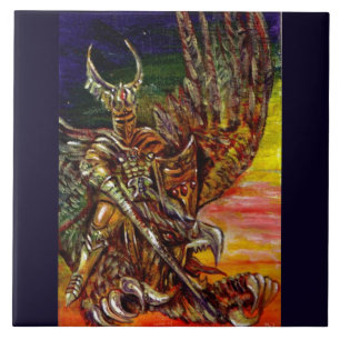 DARK KNIGHT Fantasy Tegeltje