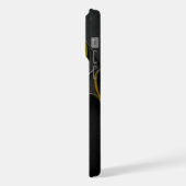 ​Dark Knight Gold Bat Symbol on Black Leather Text (Côté gauche)