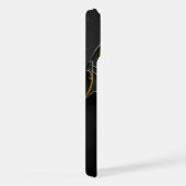 ​Dark Knight Gold Bat Symbol on Black Leather Text (Côté droit)