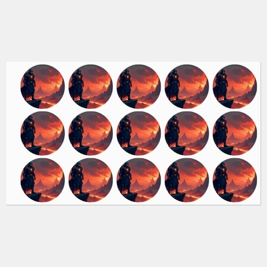 Dark Knight of Flame Labels (Vel)