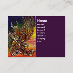 DARK KNIGHT Paars Visitekaartje