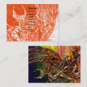 DARK KNIGHT Pearl Paper Visitekaartje (Voorkant / Achterkant)