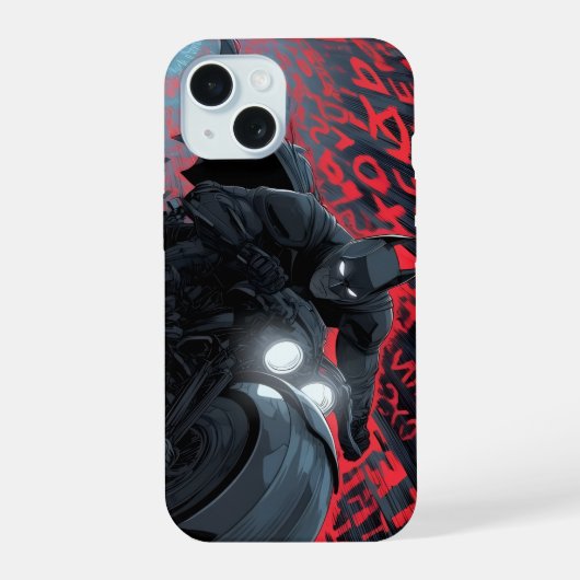 Dark Knight Superhero Phone Case  iPhone 15 Hoesje (Achterkant)