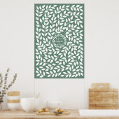 Dark Laurel - 250 Signature Guest Book Alternative Poster (Keuken)