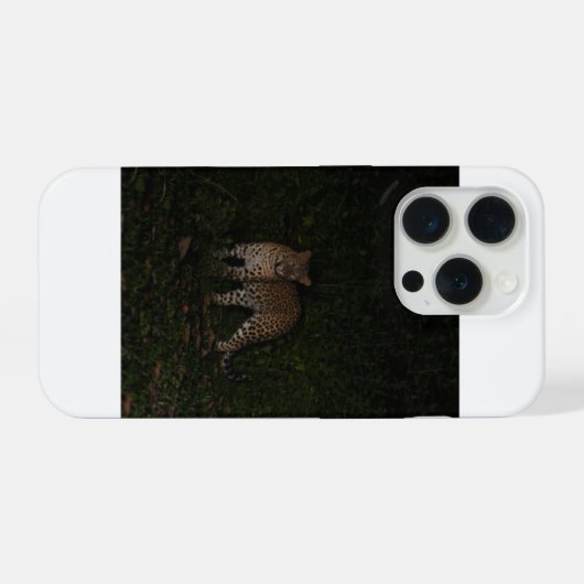 Dark Leopard Phone Case (Verso Horizontal)