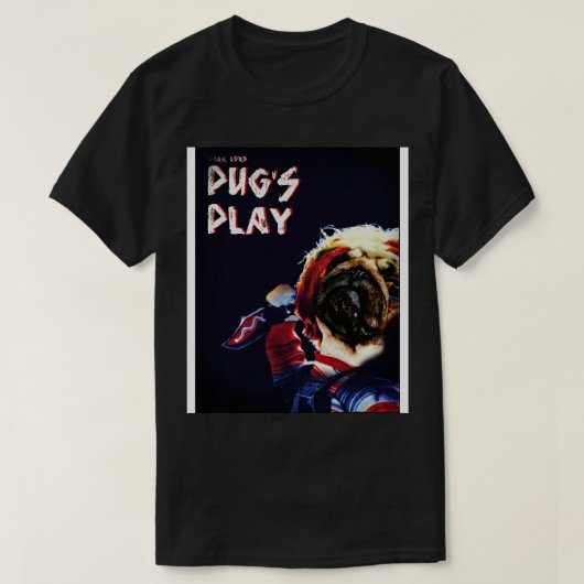 Dark Lord Pugs Spelen T-shirt (Design voorkant)