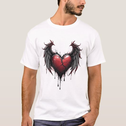 dark love angel t-shirt (Voorkant)