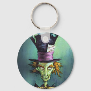 Dark Mad Hatter uit Alice in Wonderland Sleutelhanger