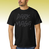 DARK MAGA Naam Initialen, Trendy Mannen waarde T-shirt