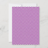 Dark Magenta Chevron Kaart (Achterkant)