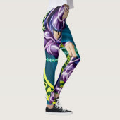 Dark Magician Anime Leggings – Yu-Gi-Oh! Athletic (Droite)