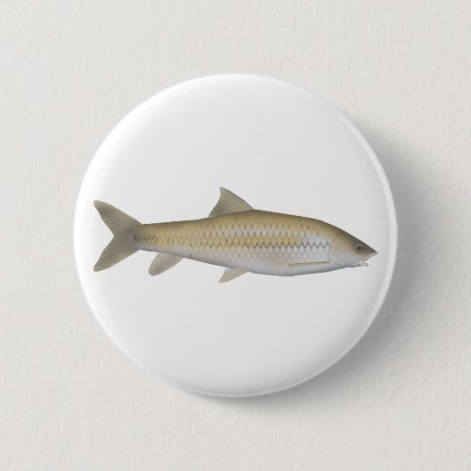 Dark Mahseer Ronde Button 5,7 Cm (Voorkant)