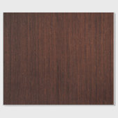 Dark marron wood smooth clear cadeaupapier (Vlak)