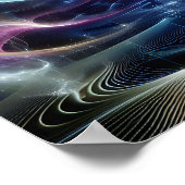 Dark Matter Glow Sci-Fi Space Poster (Hoek)