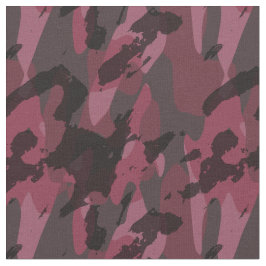 Dark Mauve Camo abstract Stof