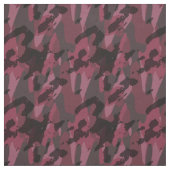 Dark Mauve Camo abstract Stof (Swatch)