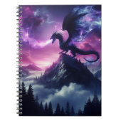 Dark, Medieval Ethereal Dragon  Notitieboek (Voorkant)