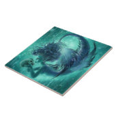 Dark Mermaid Tile - Secret Kisses Tegeltje (Zijkant)