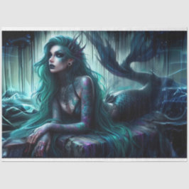 Dark Mermaid Tissue Paper Tissuepapier