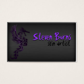 Dark Metal Dragon in het Paarse Visitekaartjes