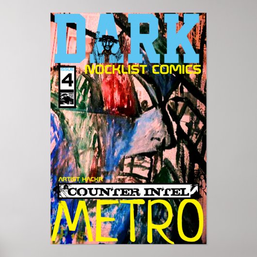 DARK METRO COUNTER INTEL POSTER (Voorkant)